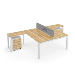 BELLA : Workstation Cluster of 2 Face-to-Face (T-Shape)