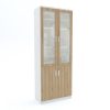 Full Height Cabinet (bottom wood top glass)