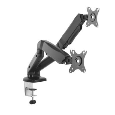 Interactive Counterbalance Dual Flat Screen Desk Mount