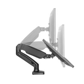 Interactive Counterbalance Dual Flat Screen Desk Mount