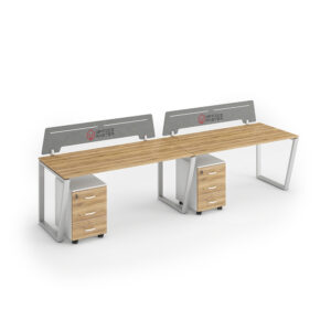 V : Workstation Cluster of 2 In-Line