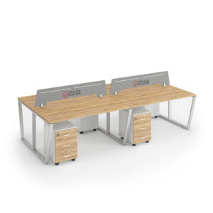 V : Workstation Cluster of 4 Face-to-Face