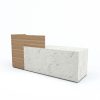 PROSPER Reception Desk - OfficeMaster Wood and Marble Front Office Desks in Dubai