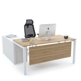 BELLA Office Desk with Side Cabinet
