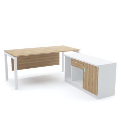 BELLA Office Desk with Side Cabinet