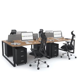 SCHON Workstation Cluster of 4 Face-to-Face