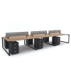 SCHON Workstation Cluster of 6 Face-to-Face