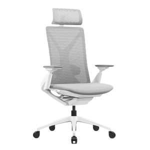 YARK White Frame Mesh Ergonomic Chair
