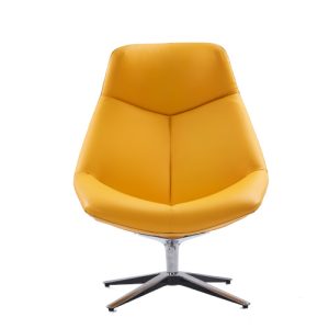 PAVLOS Yellow Leather Chair