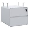 Hanging Steel Drawers - Full White -OfficeMaster Dubai