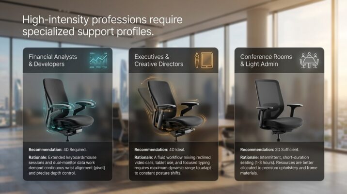 4D vs 2D Armrests Which Office Chair Adjustment Is Right for Long Hours in Abu Dhabi