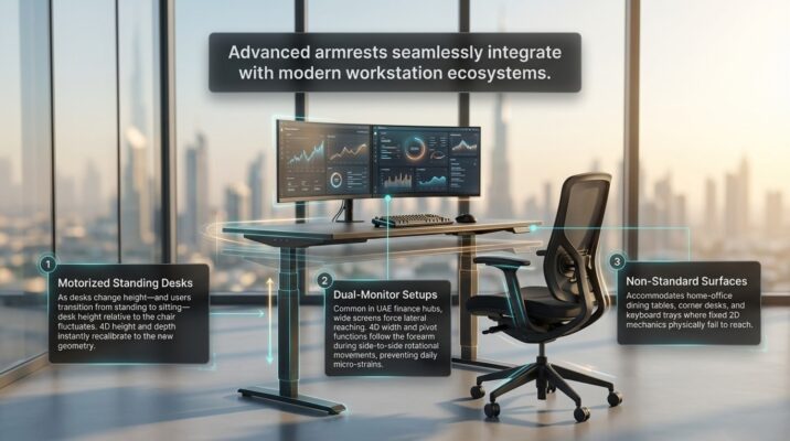 4D vs 2D Armrests Which Office Chair Adjustment Is Right for Long Hours in Abu Dhabi