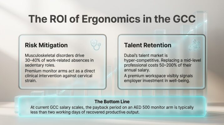 Dual Monitor Setup for Sit-Stand Desk Dubai