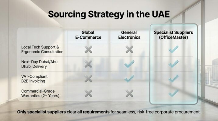 Dual Monitor Setup for Sit-Stand Desk Dubai