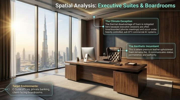 Mesh Back vs Foam Back Office Chairs Which Is Better for Dubai's Hot Climate