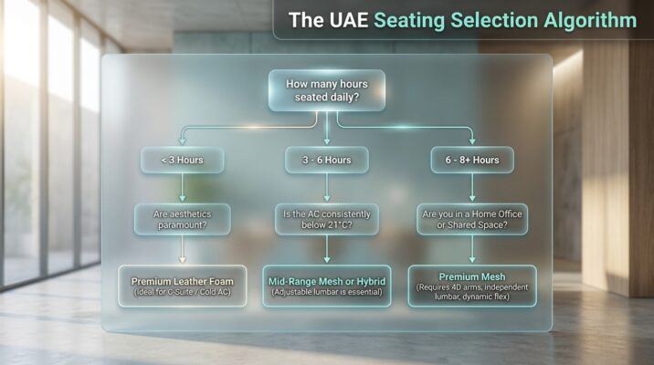 Mesh Back vs Foam Back Office Chairs Which Is Better for Dubai's Hot Climate
