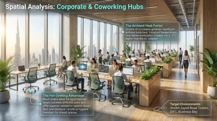 Mesh Back vs Foam Back Office Chairs Which Is Better for Dubai's Hot Climate
