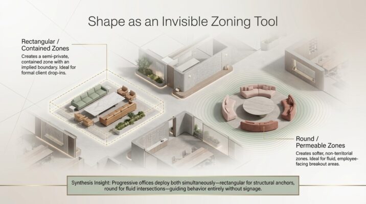 Round vs. Rectangular Which Coffee Table Shape Fits Your Office Layout