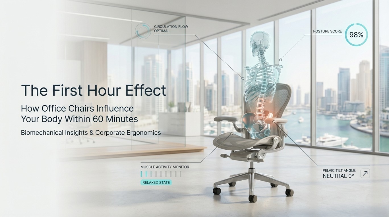 The First Hour Effect How Office Chairs Influence Your Body Within 60 Minutes