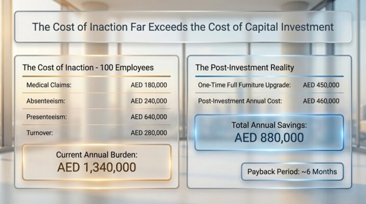 The Hidden Cost of Poor Ergonomics in UAE Companies