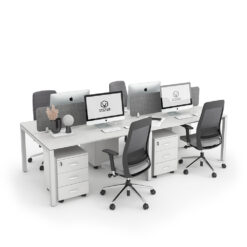 Alternative view of BELLA : Workstation Cluster of 4 Face-to-Face