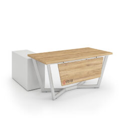 V : Desk with Side Cabinet