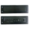 Hidden Electric Flip Up 2-Outlet Desktop Socket Box