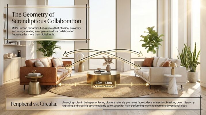 Sofa and Its Magnificent Effects in Your Office Decoration