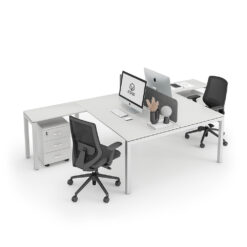 Alternative view of BELLA : Workstation Cluster of 2 Face-to-Face (T-Shape)