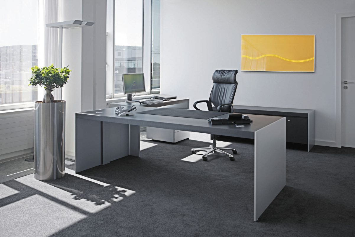 modern office desk