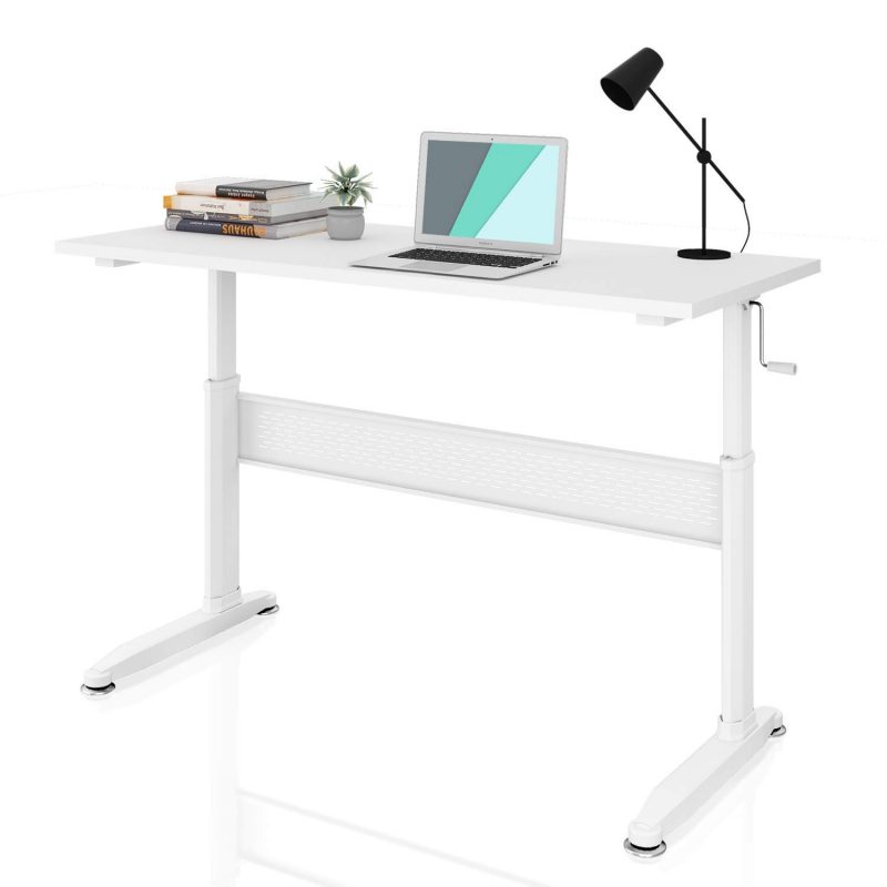 Office height adjustable desk