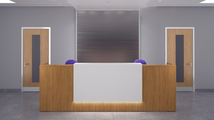 office reception area