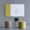 SCRIVI Wall Mounted Whiteboard