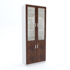 Full Height Cabinet (bottom wood top glass)