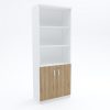 Full Height Cabinet (bottom wood top open shelves)
