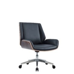 HAZEL Low Back Leather Chair