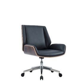 HAZEL Low Back Leather Chair