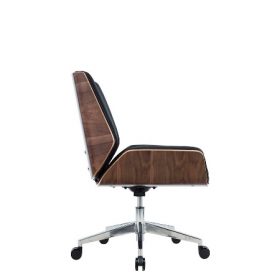 HAZEL Low Back Leather Chair