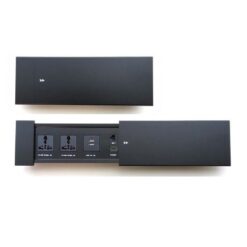 Hidden Slide Cover Desktop Socket Box