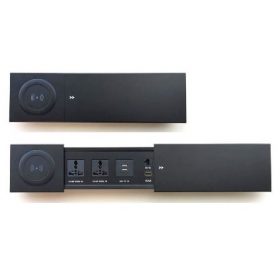 Hidden Sliding Desktop Socket Box with Wireless Charger