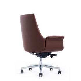 LUCIAN Low Back Leather Chair