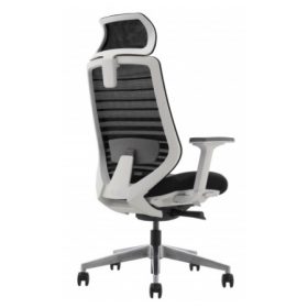 SPARTA White Frame Mesh Ergonomic Chair