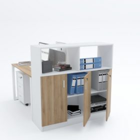 Side Cabinet (with top full open shelves)