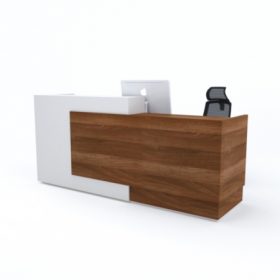CHARLIE Reception Desk - Modern Custom-Made Office Furniture Dubai