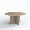 DISkUSSION Round Table (Wood Base) for discussions - OfficeMaster Collaborative Office Furniture