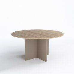 DISkUSSION Round Table (Wood Base) for discussions - OfficeMaster Collaborative Office Furniture