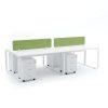 EKKO Workstation Cluster of 4 Face-to-Face