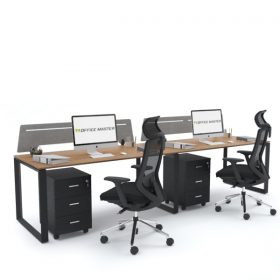 SCHON Workstation Cluster of 2 In-Line