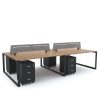 SCHON Workstation Cluster of 4 Face-to-Face