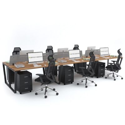 V Workstation Cluster of 6 Face-to-Face